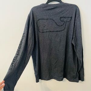 Vineyard Vines Charcoal Long Sleeve Tee Size L